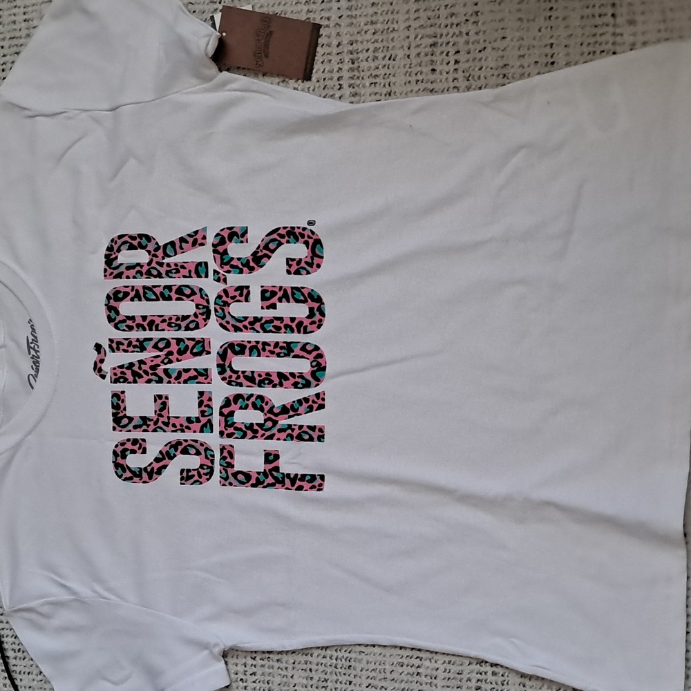 SENOR FROGS womens White Graphic Tee Size XL